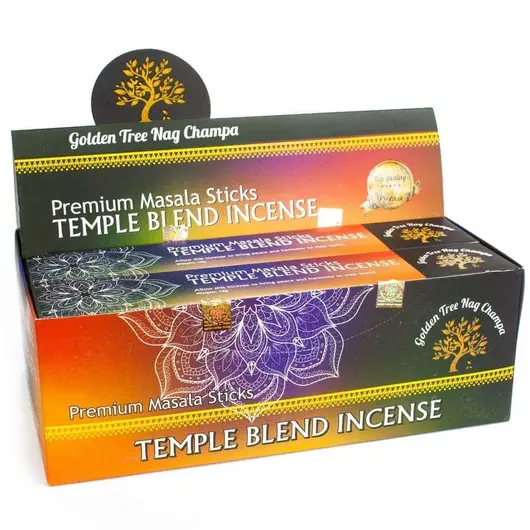 Betisoare parfumate Golden Tree - Temple Blend 15g