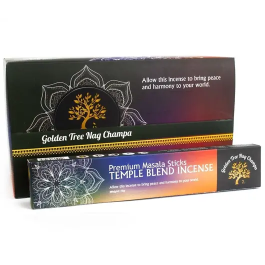 Betisoare parfumate Golden Tree - Temple Blend 15g