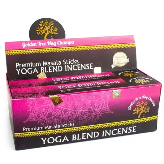 Betisoare parfumate Golden Tree - Yoga Blend 15g