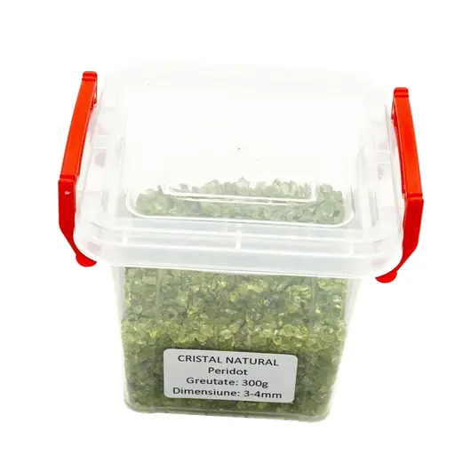 Spartura peridot pietre chips 300g