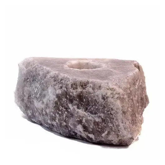 Suport pentru lumanare din sare de Praid - 0,5-0,8 Kg