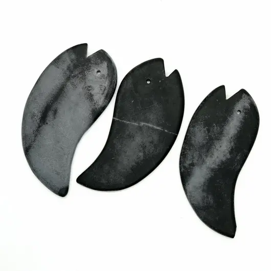 Piatra naturala Bian pentru masaj - 10,5cm, model 14