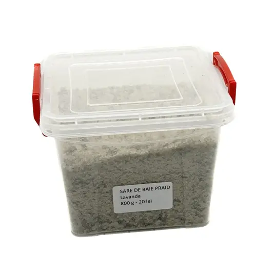 Sare de baie din Praid cu lavanda - 800g
