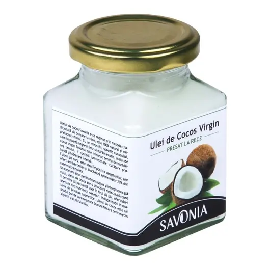 Ulei de Cocos Virgin 200 ml, Savonia