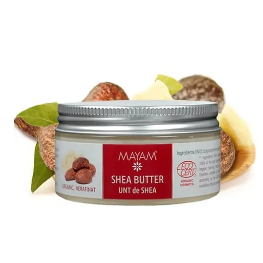 Unt de Shea Bio nerafinat 100ml, Mayam, imagine 3