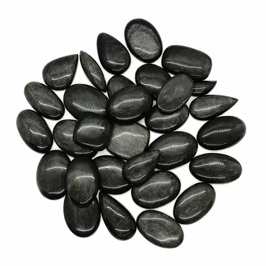Cabochoane din Obsidian auriu - 2 lei/g