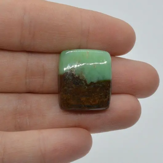 Cabochon crisopraz bio 22x19x7mm A14