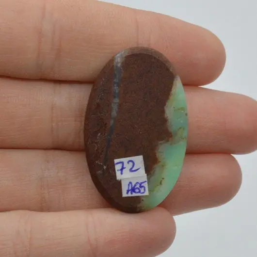 Cabochon crisopraz bio 35x22x6mm A65