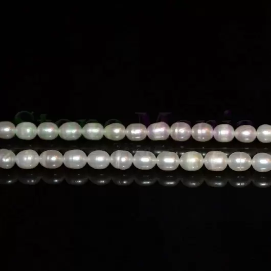 Colier perle de cultura lunguiete 6mm