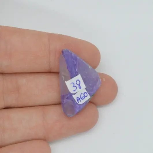 Cabochon charoit 27x17x6mm A60