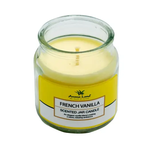 Lumanare parfumata borcan Vanilie, Aromaland, 220g
