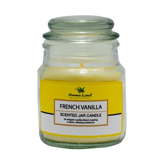 Lumanare parfumata borcan Vanilie, Aromaland, 220g