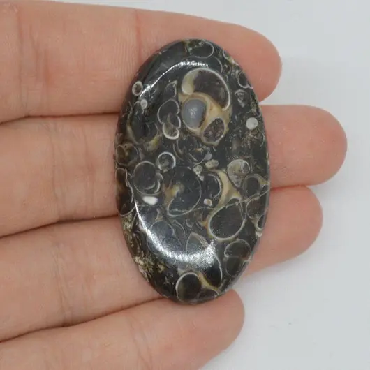 Cabochon agat turitela 42x25x5mm A46