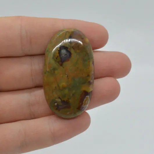 Cabochon riolit 43x25x6mm A16