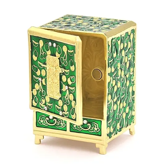 Statueta Feng Shui Cufarul Bogatiei - Verde, 2021, imagine 2