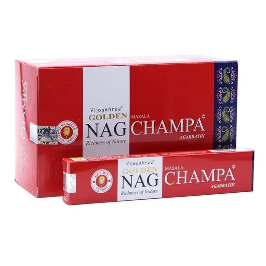 Betisoare parfumate Golden Nag - Champa, 15g