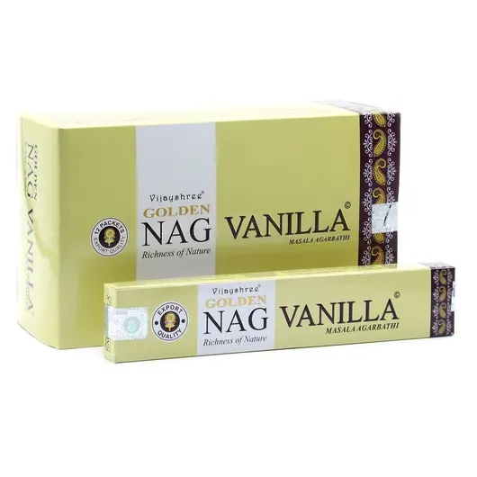 Betisoare parfumate Golden Nag - Vanilla, 15g
