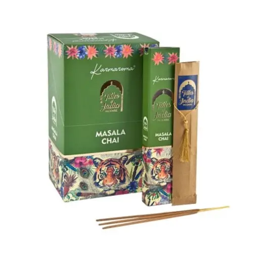 Betisoare parfumate Tales of India - Masala Chai, 15g, imagine 2