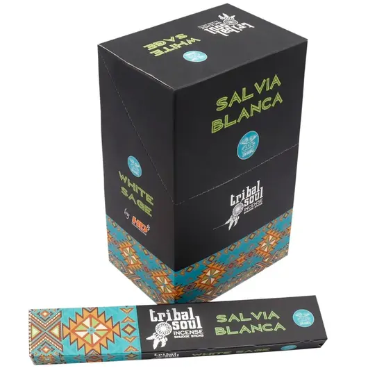 Betisoare parfumate Tribal Soul - White Sage, 15g