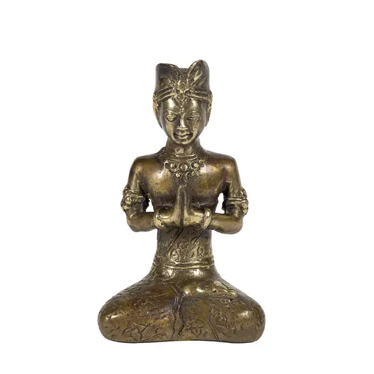 Set 2 Statuete Feng Shui Nunta Balineza, 13cm, imagine 4