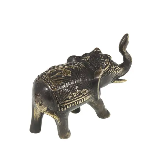 Statueta Feng Shui Elefant in bronz - 11cm, imagine 3