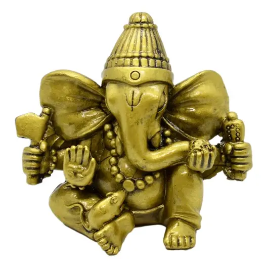 Statueta Feng Shui Ganesha din rasina 9cm, model 4