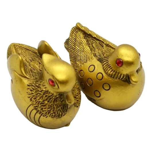 Statuete Feng Shui Rate Mandarine din rasina 8,4cm, model 1