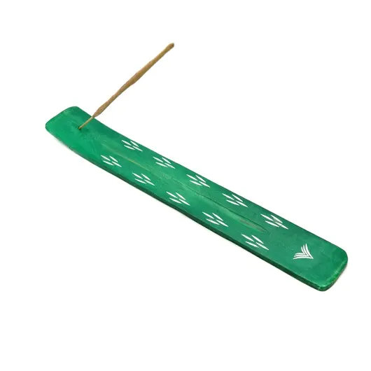 Suport ardere betisoare parfumate, verde, model 1, imagine 2