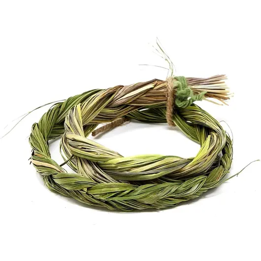 Sweetgrass (Iarba dulce) impletita, naturala - 60cm