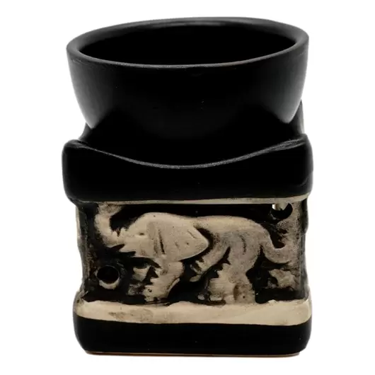 Vas aromaterapie din ceramica, elefant mic - model 2