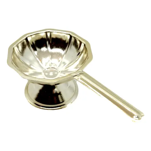 Catuie din metal pentru ars tamaie, mare - 8cm
