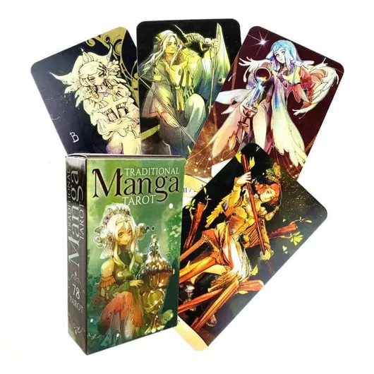 Pachet Carti de Tarot - Traditional Manga Tarot, 78 carti