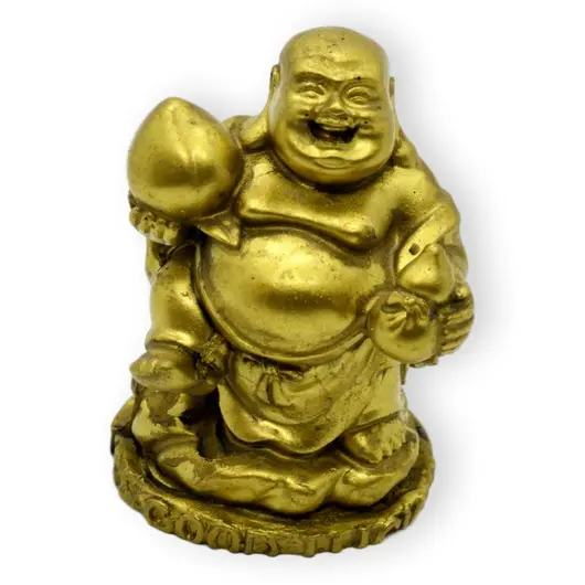 Statueta Feng Shui Buddha din rasina 6cm, model 2