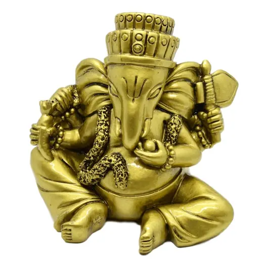 Statueta Feng Shui Ganesha din rasina 13cm, model 3