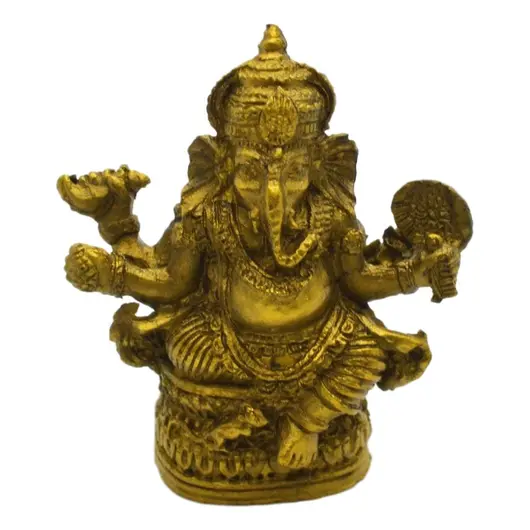 Statueta Feng Shui Ganesha din rasina 6,5cm, model 1