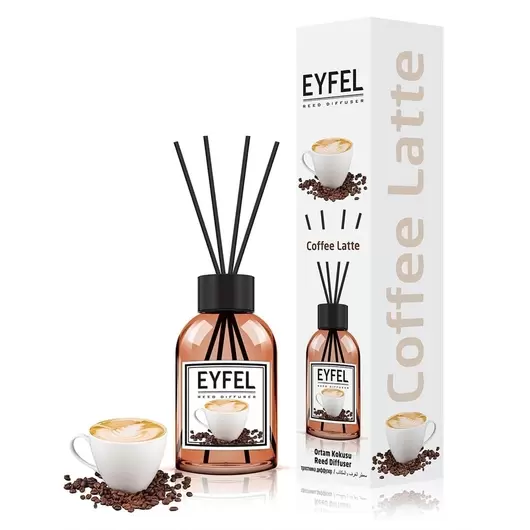 Odorizant camera Eyfel - Coffee Latte (Cafea cu lapte), 110ml, difuzor de parfum