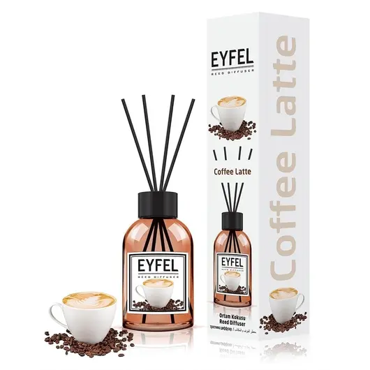 Odorizant camera Eyfel - Coffee Latte (Cafea cu lapte), 120ml, difuzor de parfum