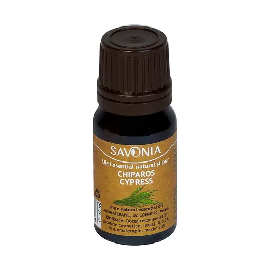 Ulei esential natural aromaterapie Savonia Chiparos (Cypress) 10ml