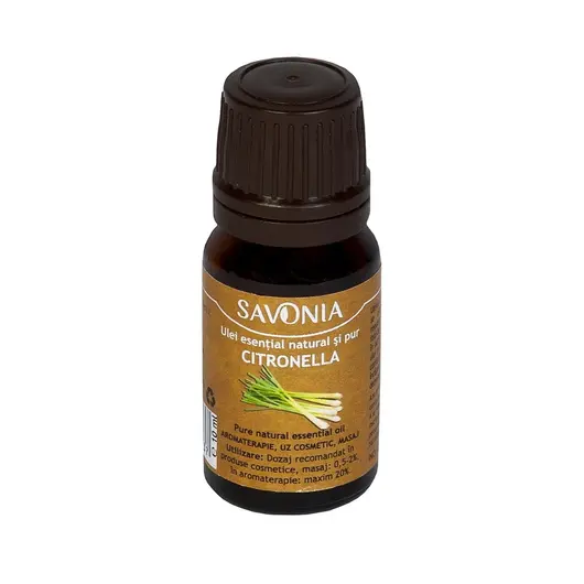 Ulei esential natural aromaterapie Savonia Citronella 10ml