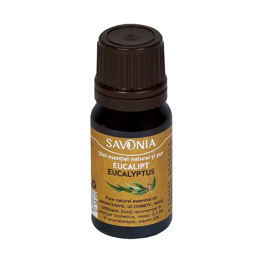 Ulei esential natural aromaterapie Savonia Eucalipt (Eucalyptus) 10ml