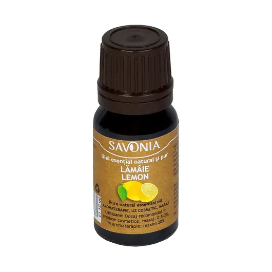 Ulei esential natural aromaterapie Savonia Lamaie (Lemon) 10ml