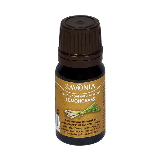 Ulei esential natural aromaterapie Savonia Lemongrass 10ml