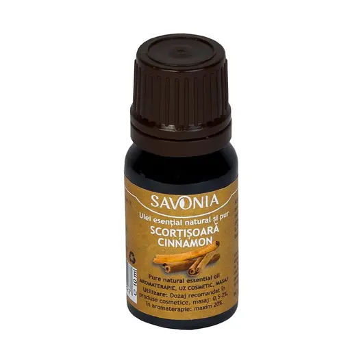 Ulei esential natural aromaterapie Savonia Scortisoara (Cinnamon) 10ml