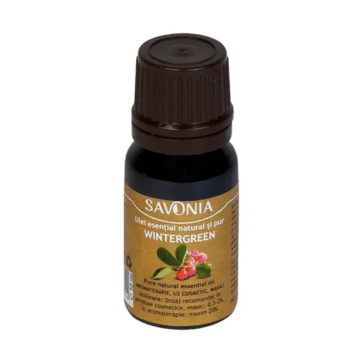 Ulei esential natural aromaterapie Savonia Wintergreen 10ml