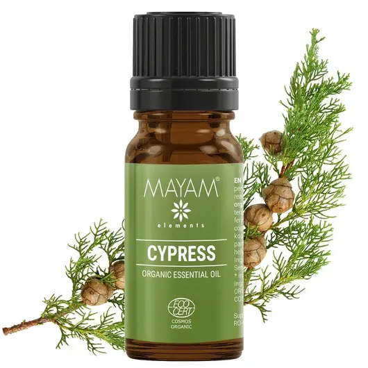 Ulei esential de Chiparos Bio, Mayam 10ml, imagine 2