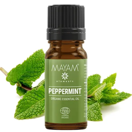 Ulei esential de Menta Bio, Mayam 10ml, imagine 2