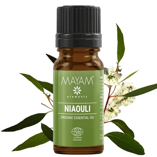 Ulei esential de Niaouli Bio, Mayam 10ml, imagine 2