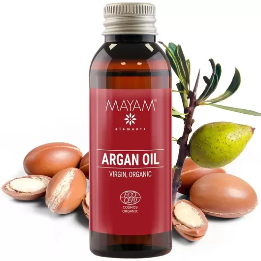 Ulei vegetal de Argan Bio virgin, Ecocert / Cosmos, Mayam 50ml