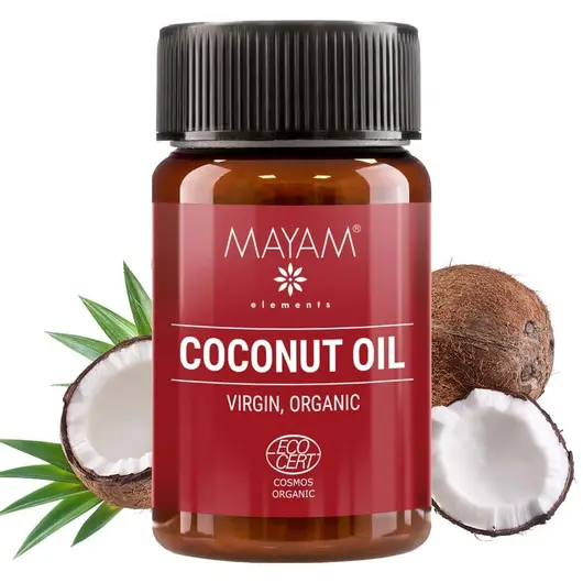 Ulei vegetal de Cocos Bio virgin, Ecocert / Cosmos, Mayam 100ml