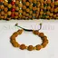 Bratara rudraksha 8mm si coral fosilic 4mm
